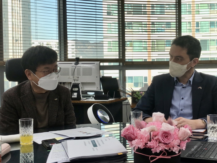 주한네덜란드대사관 및 네덜란드 응용과학연구소(TNO) 회의